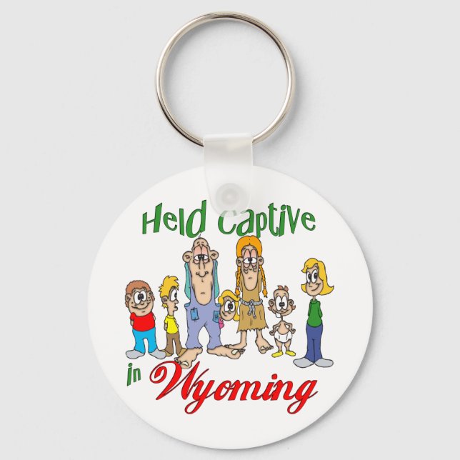 Held Captive in Wyoming Key Ring (Front)
