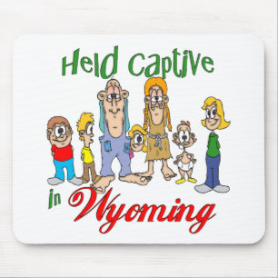 Held Captive in Wyoming Mouse Pad