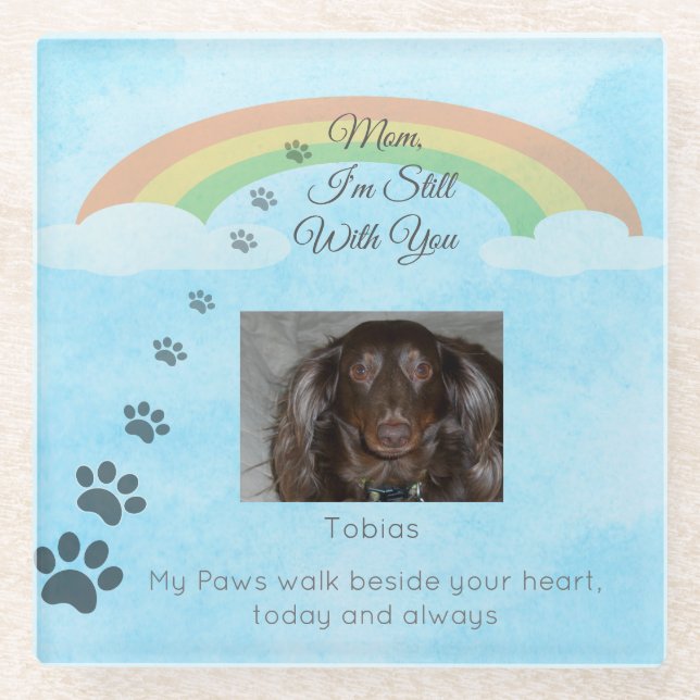 Held In Every Sunrise Glass Coaster (Front)