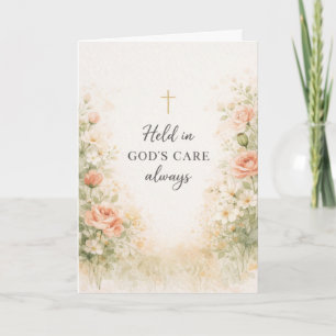 Held in God's Care Mother's Day Card