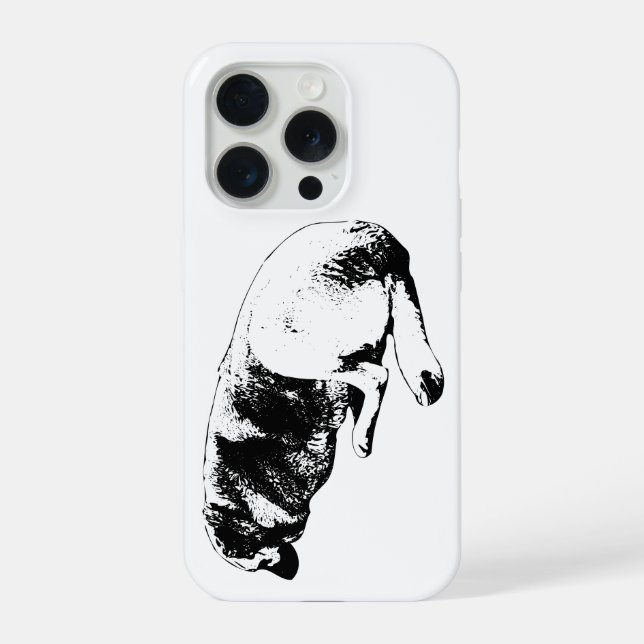 Held With Calm iPhone Case (Back)