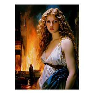 "Helen, A Spartan’s Beauty, Troy’s Fire" Poster