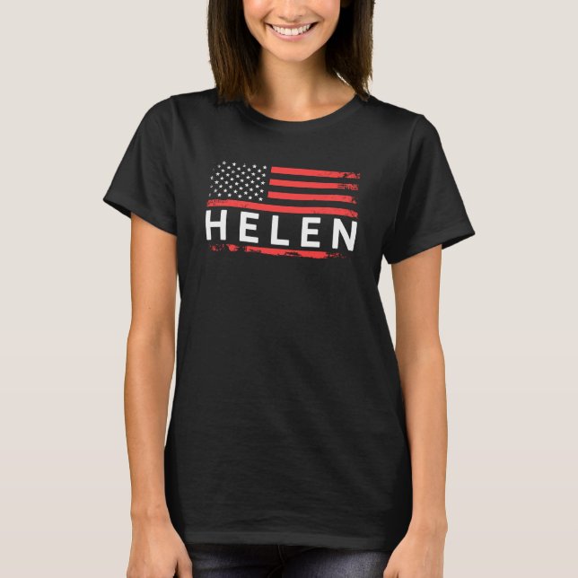 HELEN AMERICAN FLAG FOR HELEN T-Shirt (Front)