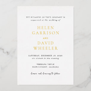 Helen Classic Elegant Wedding