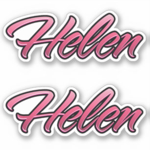 Helen faded pink sticker sticker embroiderset