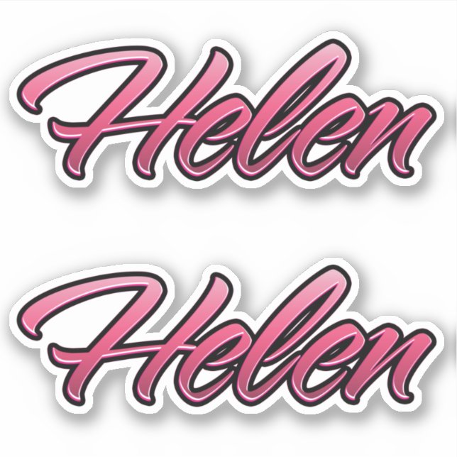 Helen faded pink sticker sticker embroiderset (Front)