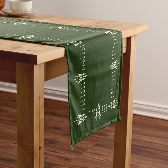 Helen Foster Spirit of the Woods- Any Colour! Medium Table Runner (In Situ)