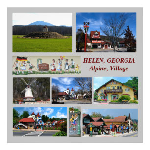 Helen, Georgia Alpine Village photo print