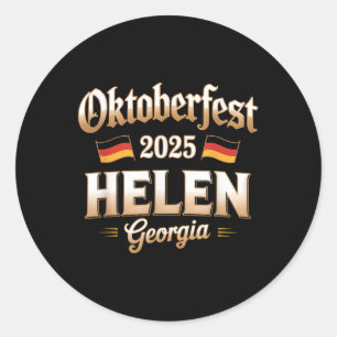 Helen Georgia Beer Drinking Festival 2025 Classic Round Sticker