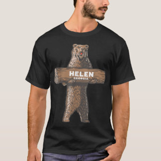 Helen Georgia GA Growling Bear Vacation Souvenir  T-Shirt