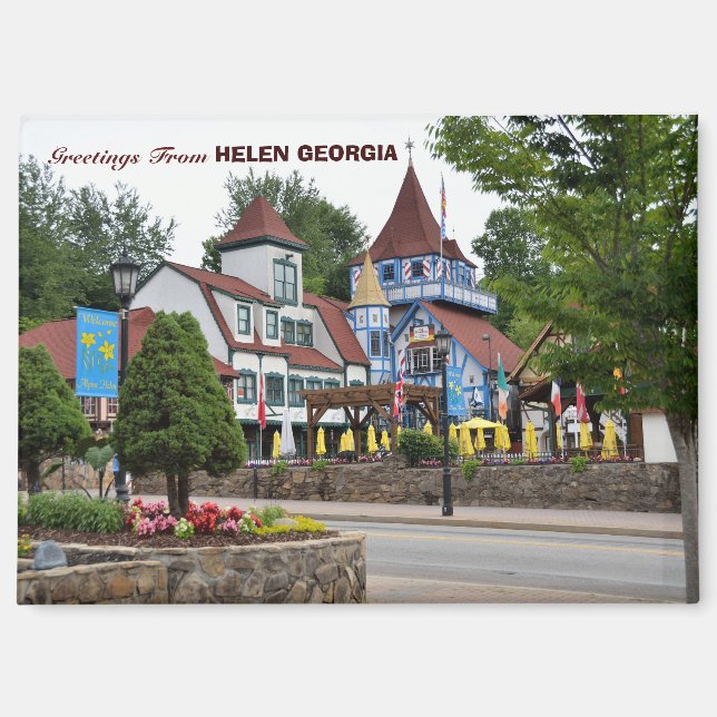 Helen, Georgia Holiday  Magnet (Front)