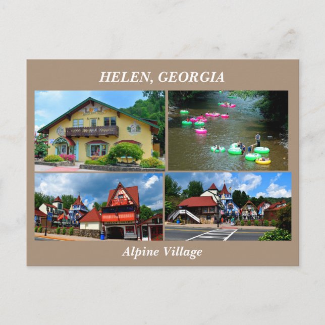 Helen, Georgia Postcard (Front)