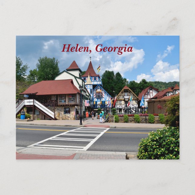 Helen , Georgia, USA Postcard (Front)