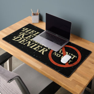 Helen Keller Denier Ain't No Way Vintage Meme Desk Mat