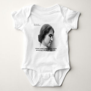 Helen Keller & Famous Deaf/Blind Quote Baby Bodysuit