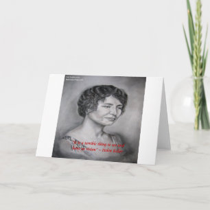 Helen Keller Having Vision Wisdom Quote Card