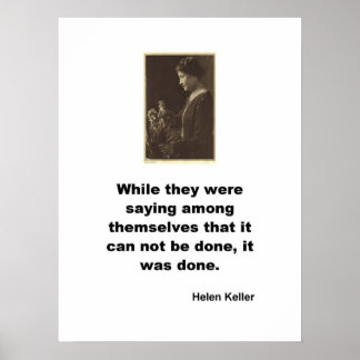 Helen Keller Poster