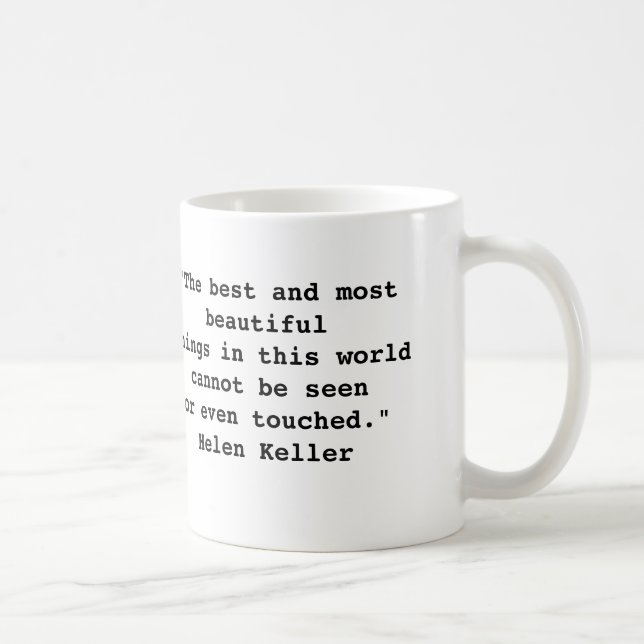 Helen Keller Quote Mug (Right)