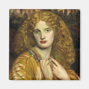 Helen of Troy (by Dante Gabriel Rossetti) Magnet