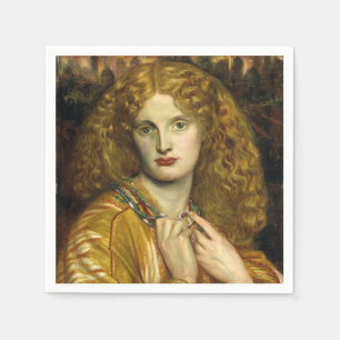Helen of Troy (by Dante Gabriel Rossetti) Napkin