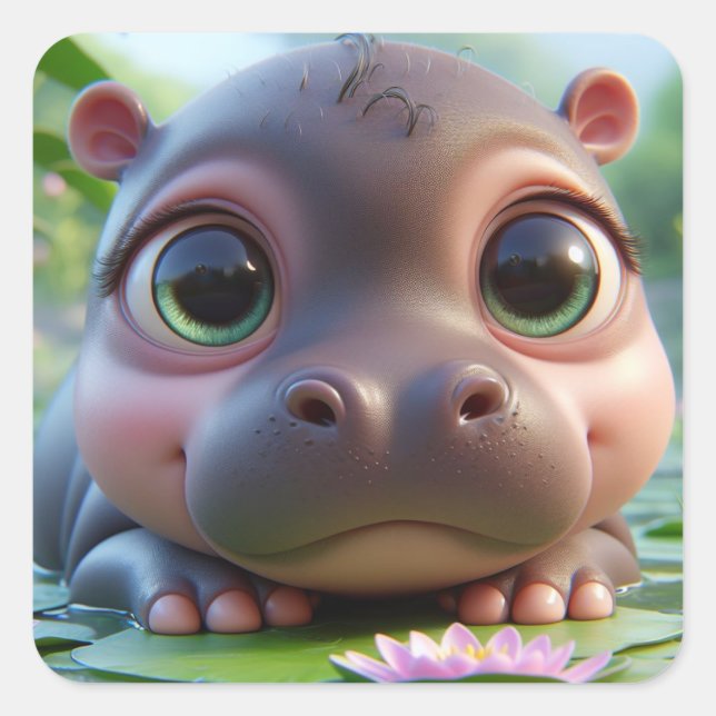 "Helen" Square Sticker (Front)