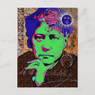 Helena Blavatsky Theosophy Occult Esoteric New Age Postcard