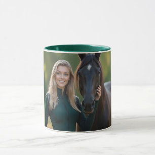 Helena Chevalier / Majestic Black Stallion Mug