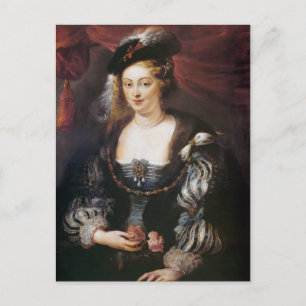 Helena Fourment by Peter Paul Rubens Postcard