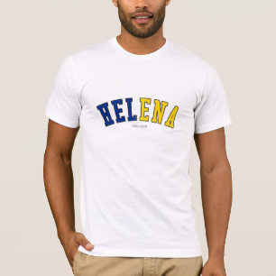 Helena in Montana state flag colours T-Shirt