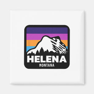 Helena Montana Fishing Skiing Snowboarding Family Magnet