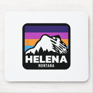 Helena Montana Fishing Skiing Snowboarding Family Mouse Pad