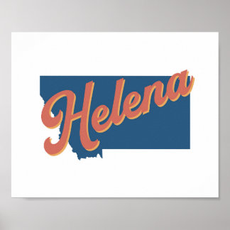 Helena, Montana state print