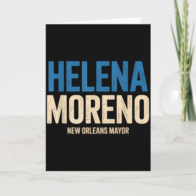 Helena Moreno New Orleans Mayor  Card (Front)