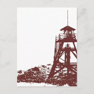 Helena MT Firetower Postcard