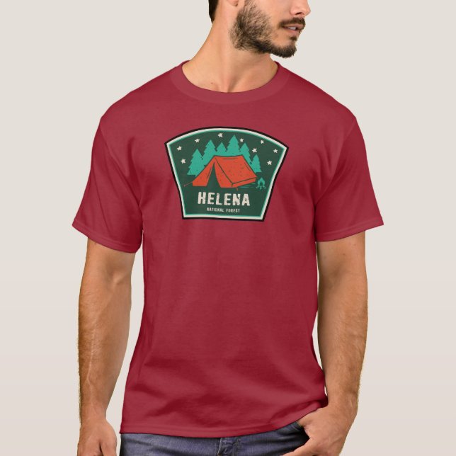 Helena National Forest Camping T-Shirt (Front)