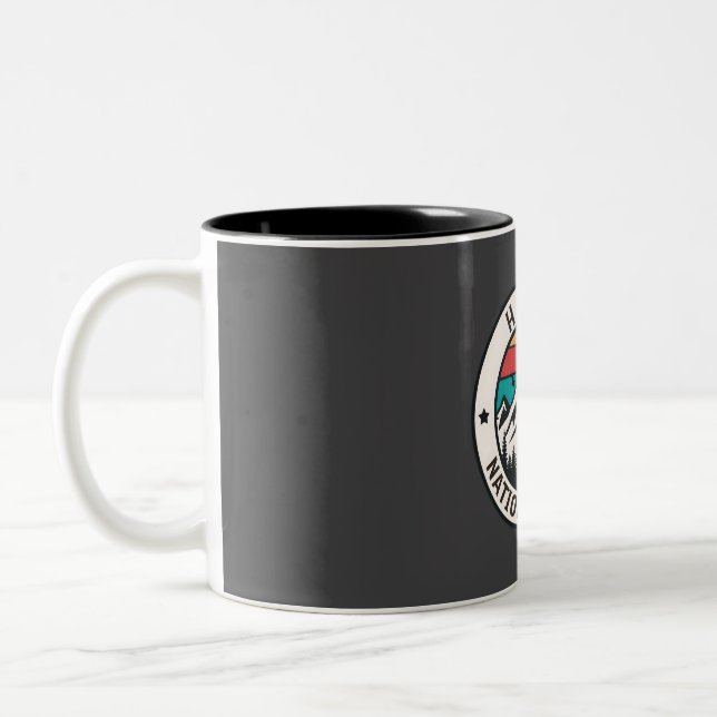 Helena national forest  Two-Tone coffee mug (Left)