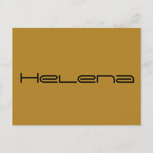 Helena, Orphan Black chraacter,geometric font Postcard