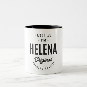 Helena Personalised Name  Two-Tone Coffee Mug