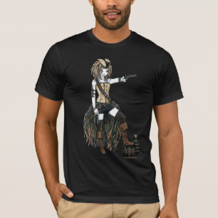 "Helena" Sky Pirate Ship Moon Fae Shirt