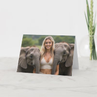 Helenaig and Her Gentle Baby Elephant Companions