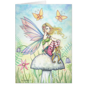 Helena's Garden Fairy Card by Molly Harrison