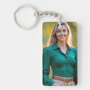 Helena's Paradise: A Coastal Dream Key Ring
