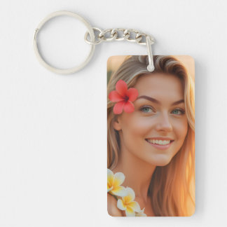 Helena's Paradise: A Coastal Dream Keychain