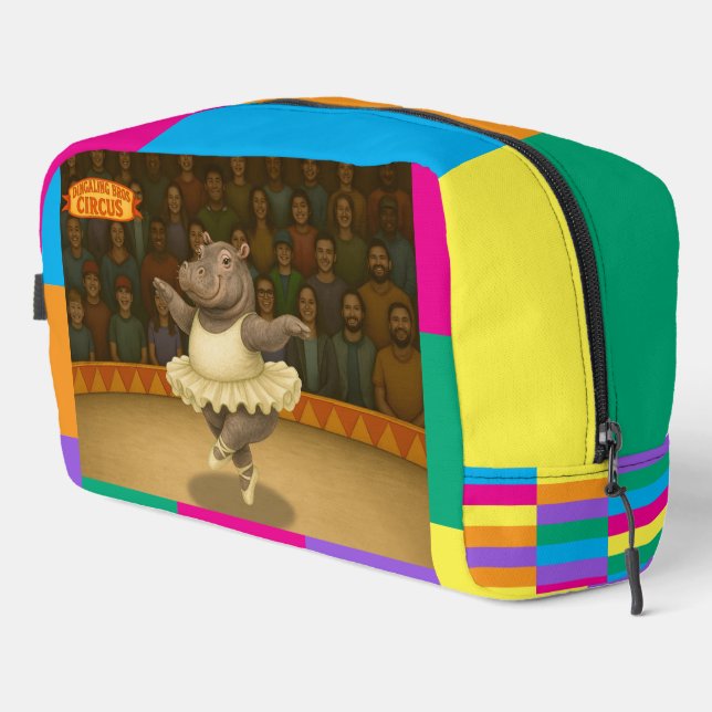 Helene circus hippo dopp kit (Right Corner)