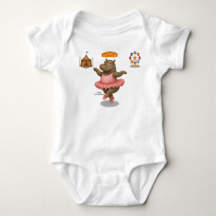 Helene circus performer baby bodysuit