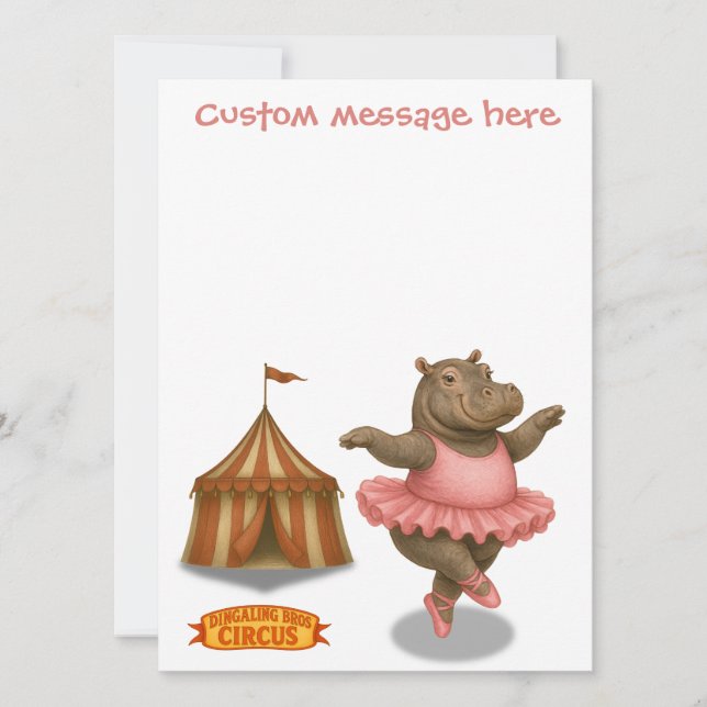 Helene circus performer card (Front)