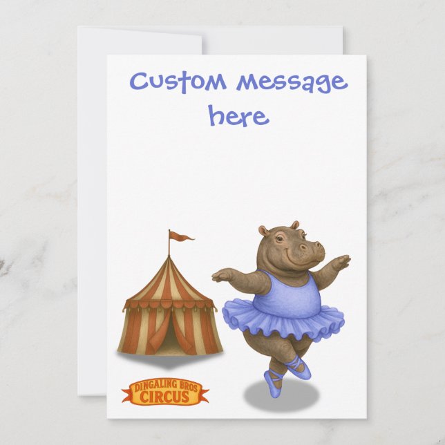 Helene circus performer card (Front)
