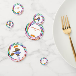 Helene circus performer confetti