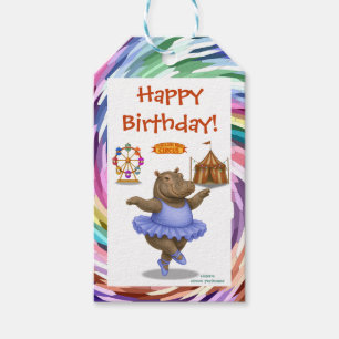 Helene circus performer gift tags