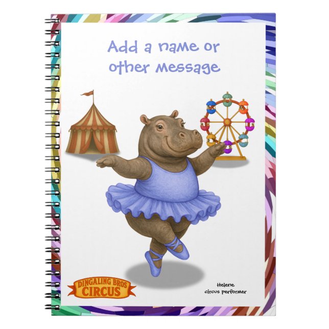 Helene circus performer notebook (Front)